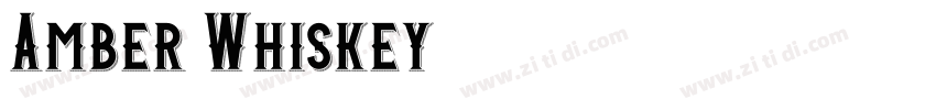 Amber Whiskey字体转换